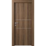 Simple single leaf hotel solid wood mahogany interior doors