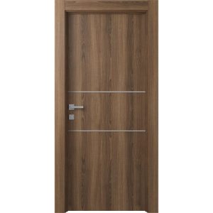 Simple single leaf hotel solid wood mahogany interior doors